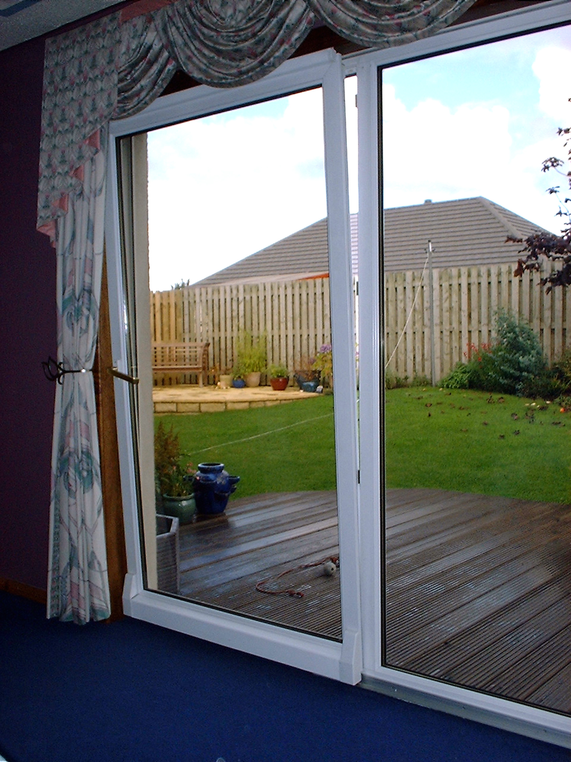 Eight feet panoramic Patio door